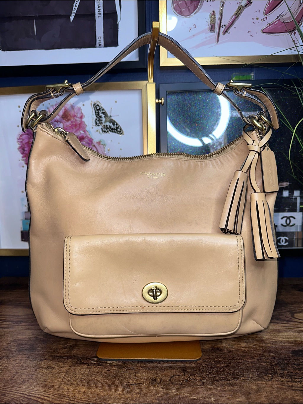 Coach Legacy Leather Duffle / Convertible Hobo Style No. 22381
